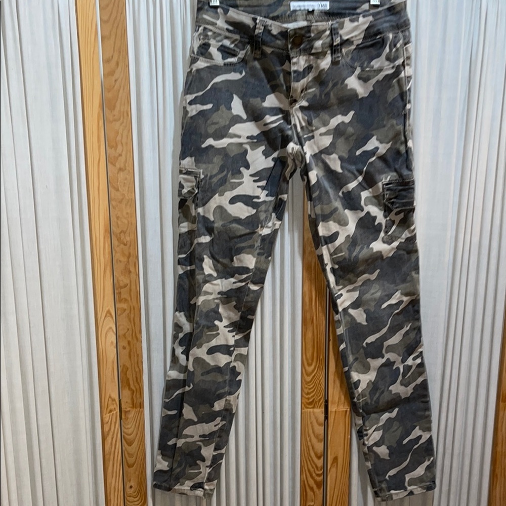 Camouflage Cargo Women Jeans